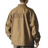 Men's Autumn Loose Fit Cotton Workwear Jacket - Trendy, Multi-Pocket, Plus Size, Casual Lapel Top