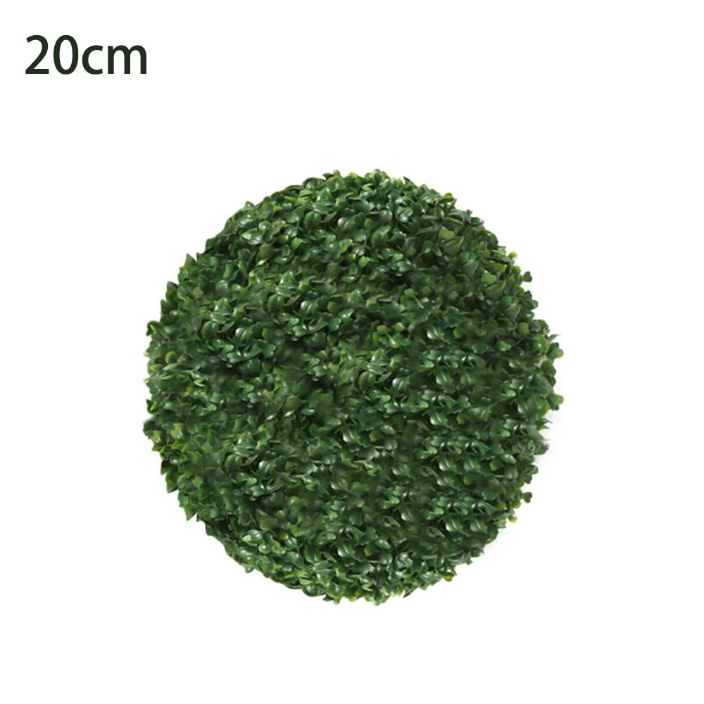 Round Artificial Plant Ball Simulation Leave Grass Ball Hanging DIY Decortion For Home Office Private Homes Restaurants Schools