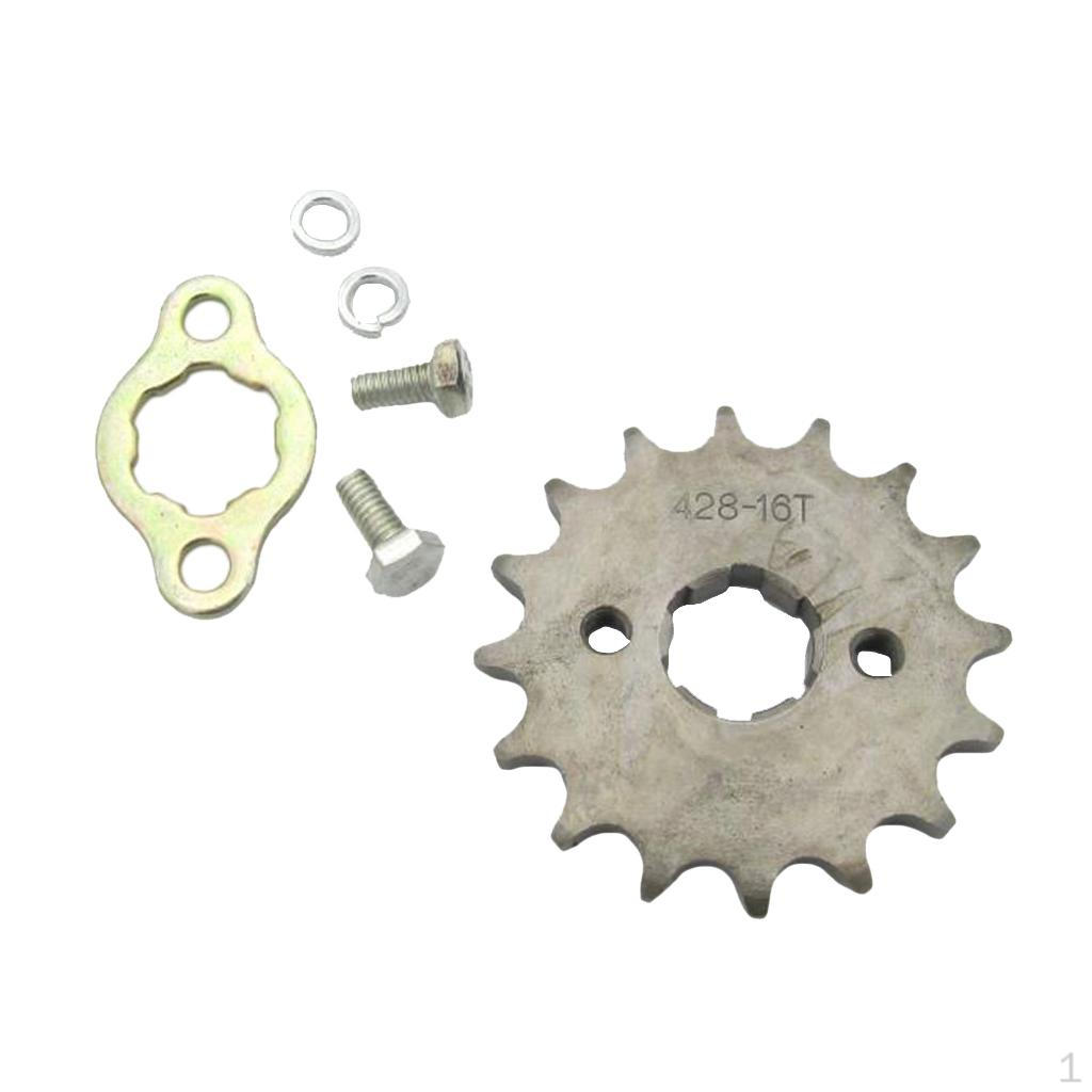 428 Chain Sprocket 18T 17mm 428 Chain Front Sprocket Cog For Pit Bike Trail Quad Dirt Bike K 921887 - Foto 3
