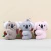 Cartoon Cute Koala Plush Keychain Doll With Short Plush Material Bag Decor Gift