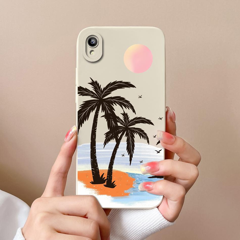 For Vivo Y93 Y93S Y91C Y91i Y90 Y1S Case Fashion Design Camera Protection Shockproof Back Cover Soft Liquid Silicone Phone Cases