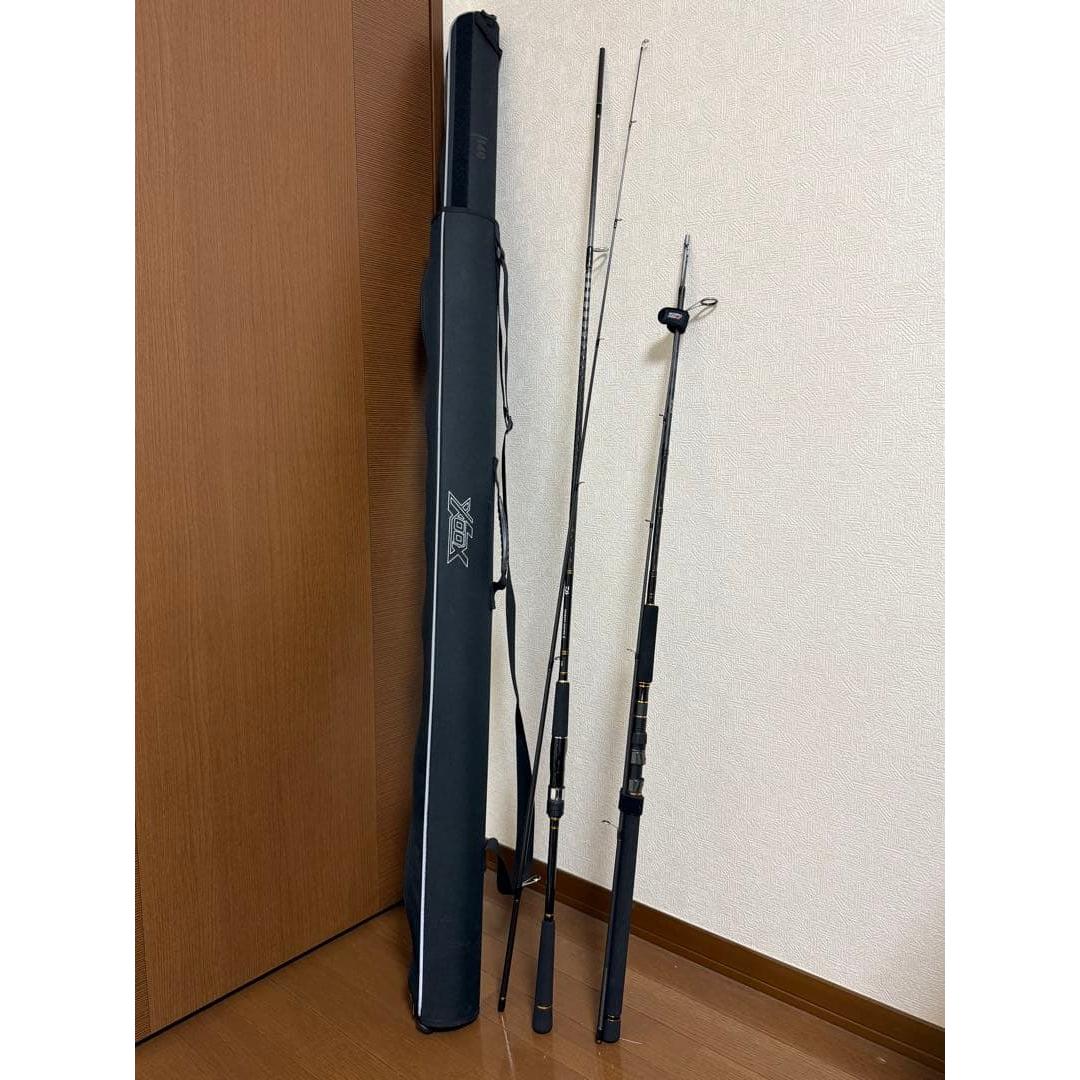 Used Set of 2 rods and rod case for sea bass and Spanish mackerel