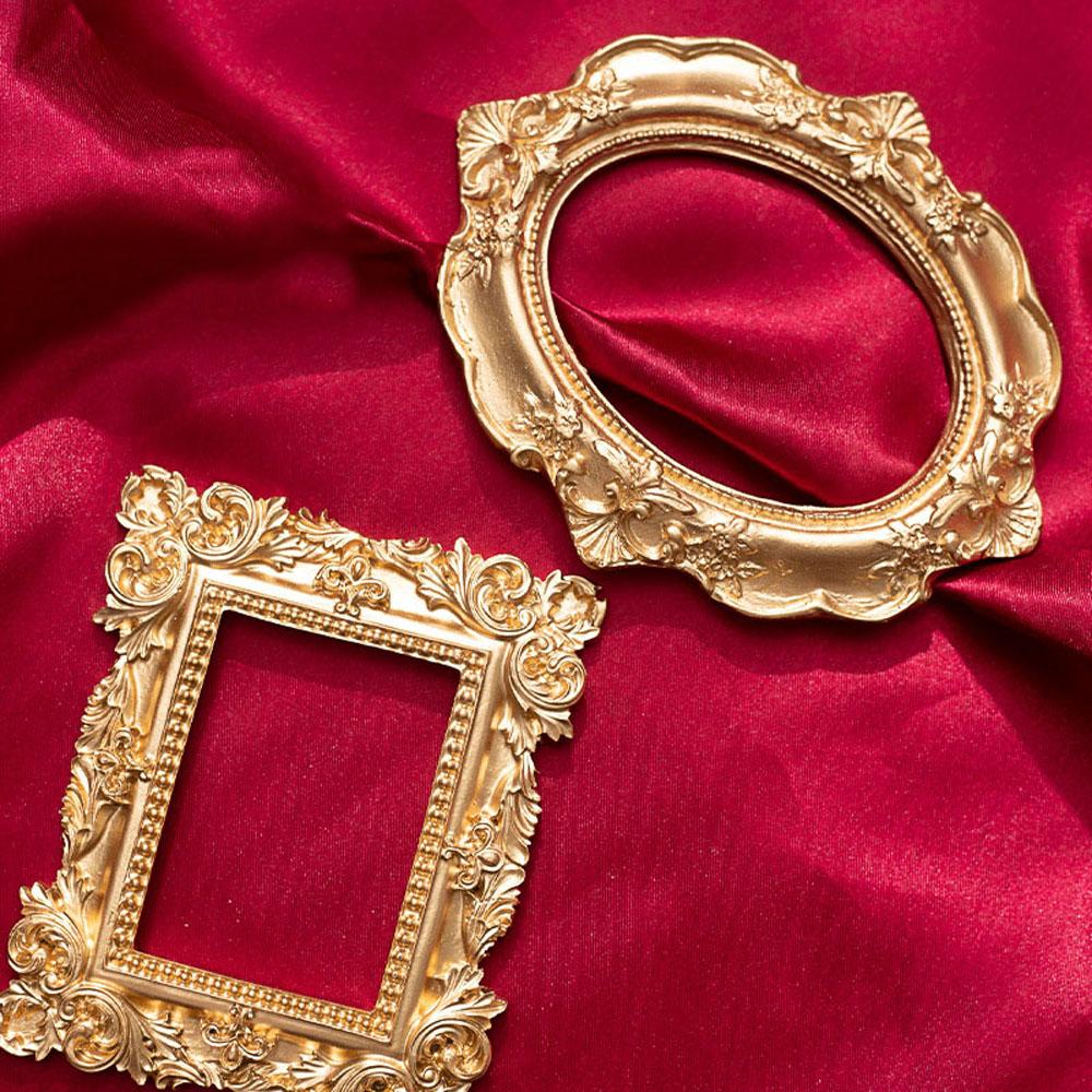 Women Exquisite Resin Nail Tips Display Board Hollow Embossed frame Photo props Nail photo frame