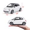 Bburago 1/24 Scale Fiat 500 2007 White / Diecast Model Car, Finished Product, 18-22106 [Parallel Import]