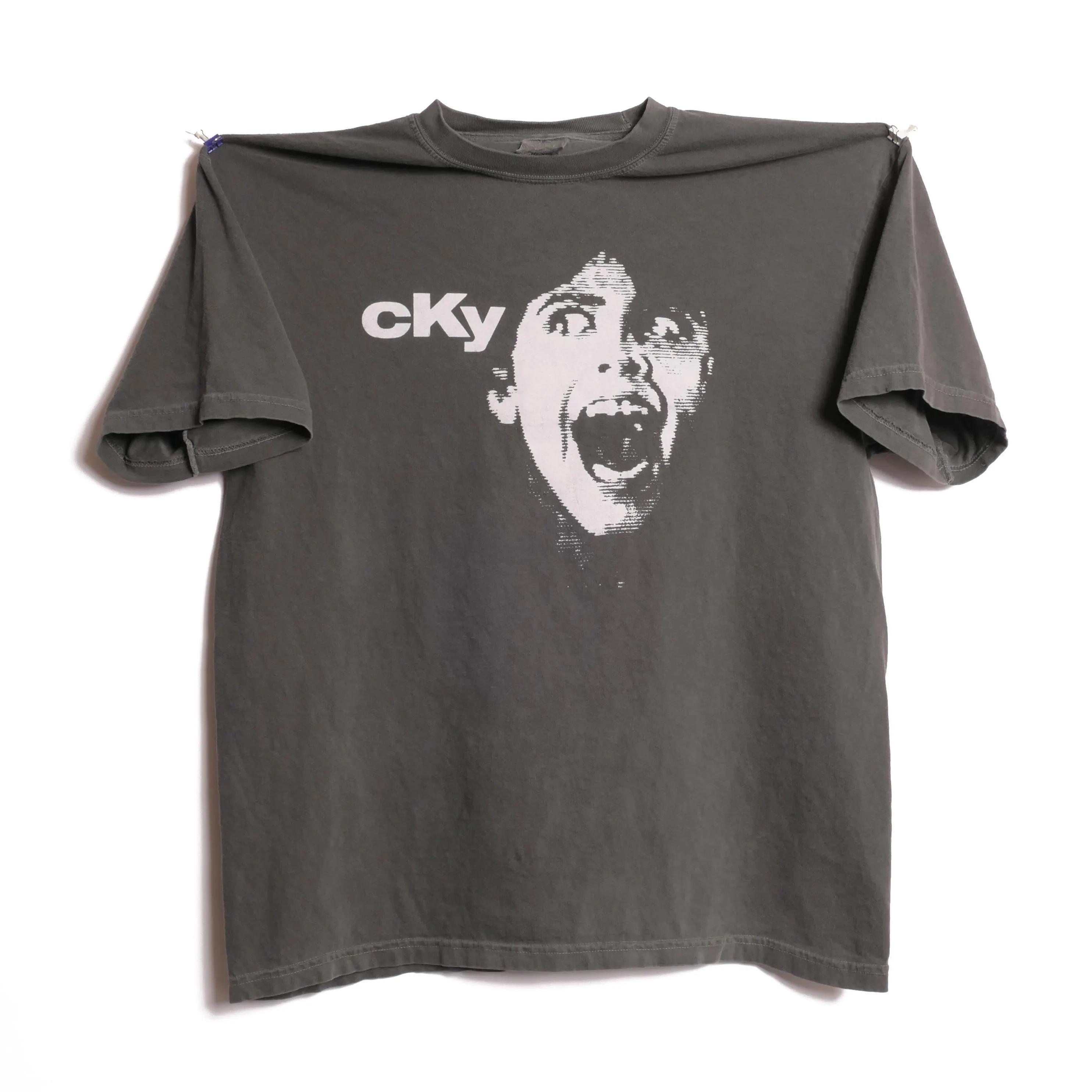 

Plus Size Summer Womens Retro CKY Sleepaway Camp Band TShirt Cotton Breathable Stylish Versatile Street Style Oversized XL