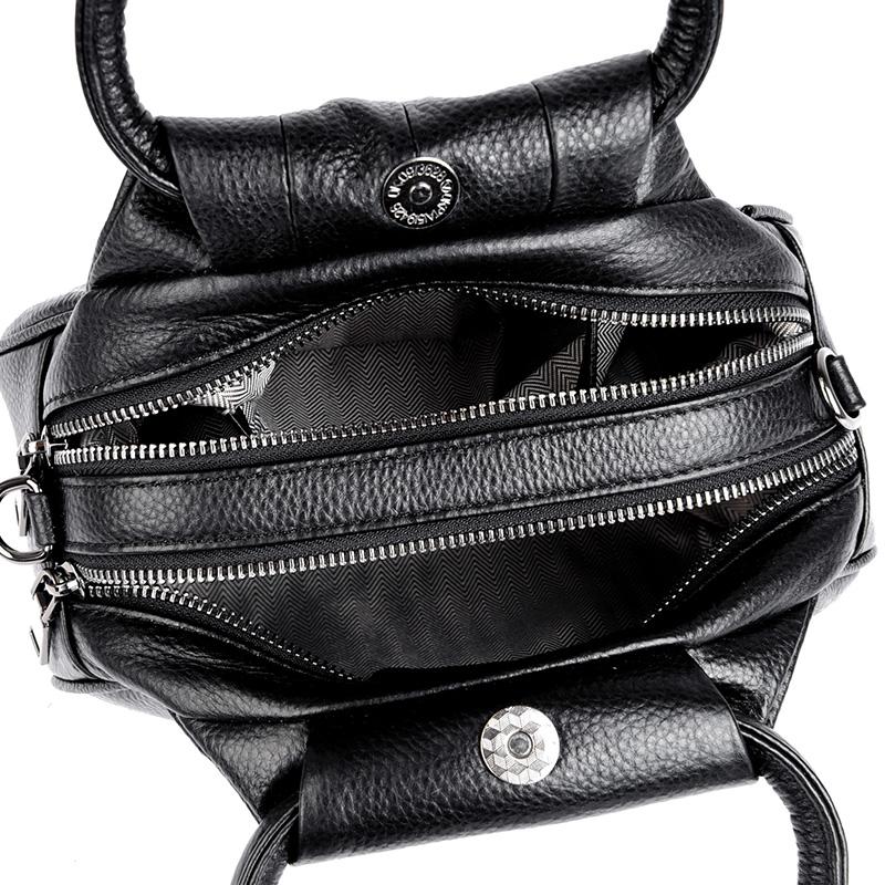 Women's Shoulder Crossbody Bag  Monochromatic Cowhide Messenger
