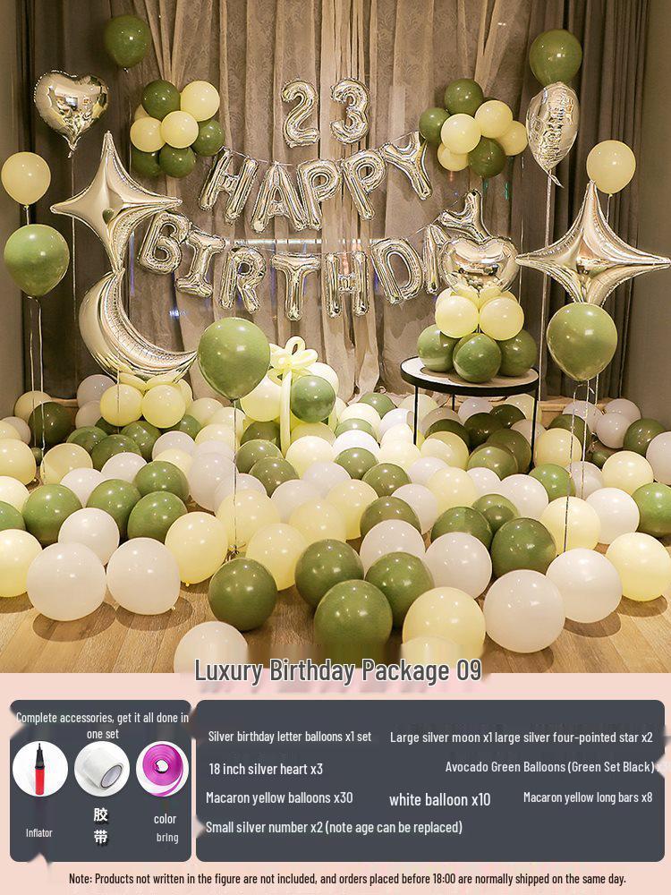 18th Birthday Party Decorations: Balloons & Background Wall Props for Boys & Girls