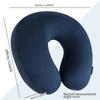 Plain color u-shaped pillow foam particle pillow travel portable neck pillow office nap pillow car neck pillow aircraft pillow