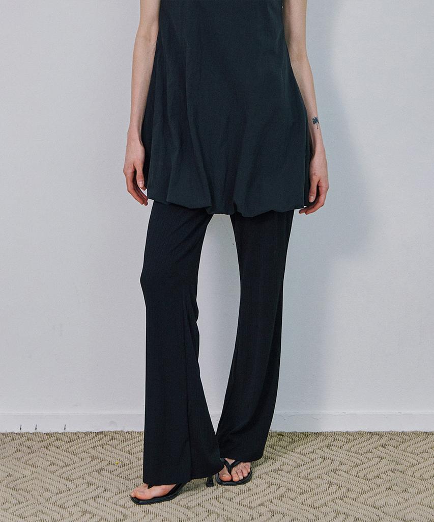 MARROT Bootcut Elastic Pants_Black