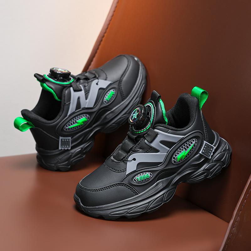 Children's Boys Running Shoes Lightweight Breathable Sports Sneakers for School Fashion Casual Walking Anti-Slip