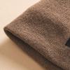 Daiso Fur Lined Simple Beanie Brown