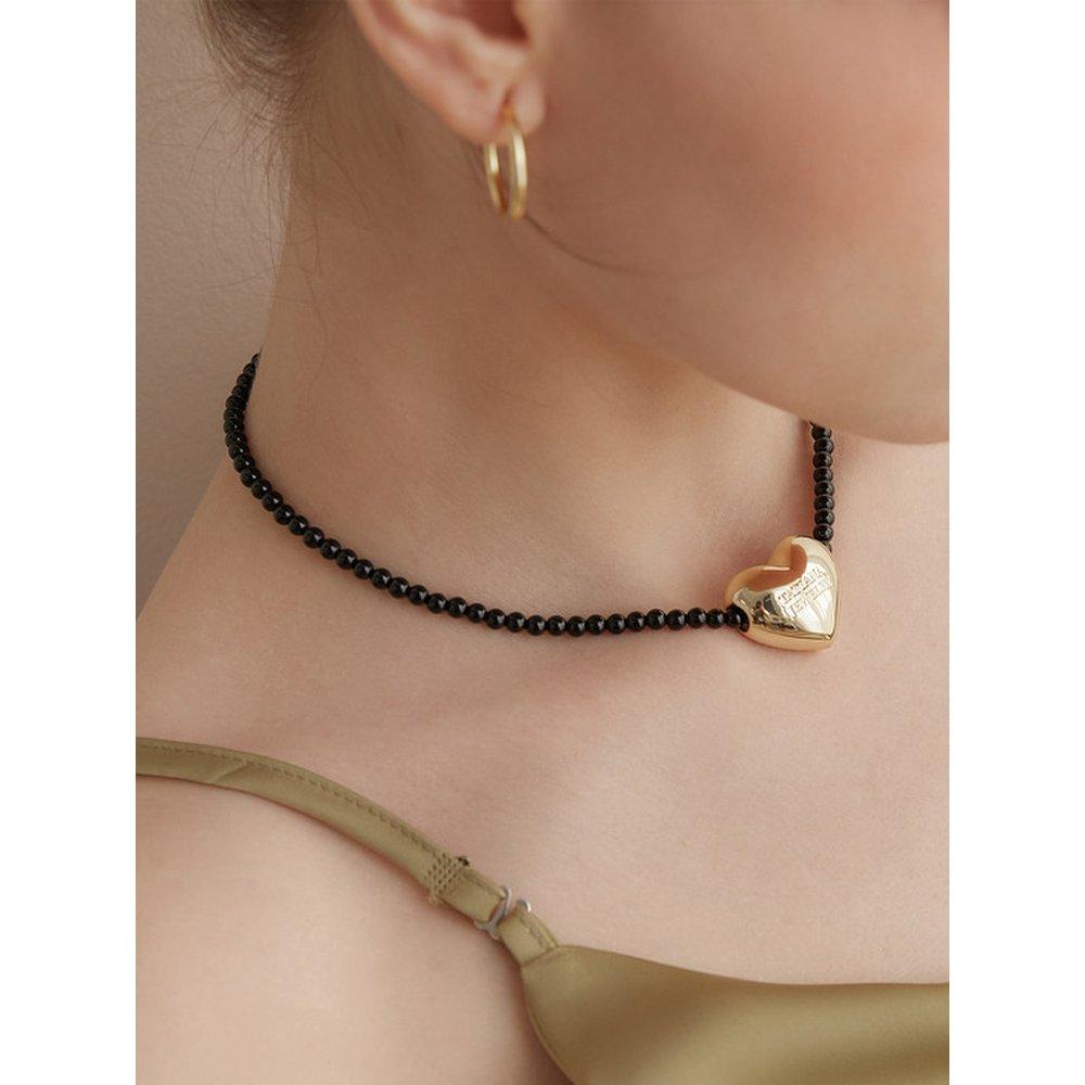 Great Heart Onyx Necklace Nz2147