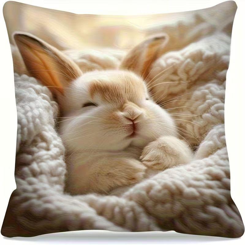 Cute Schnauzer Print Velvet Pillowcase With Core Living Room Sofa Ultra Soft Waist Cushion Home Decor Long Rectangle Pillow