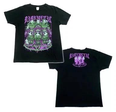 BABYMETAL Nippon Budokan LEGEND T-T-Shirt Black M Female Idol Tee XL