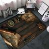 12 Stijlen Vintage Wereldkaart Thema Tapijt Woonkamer, Slaapkamer, Kantoor, Grote Vloermat, Vlekbestendig Tapijt, Snelle Levering Cadeaus
