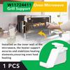 W11724411 W10909479 Oven Microwave Grill Support for KitchenAid Jenn-Air Whirlpool, Replacement Parts W10288008 Microwave Support Bracket, Durable