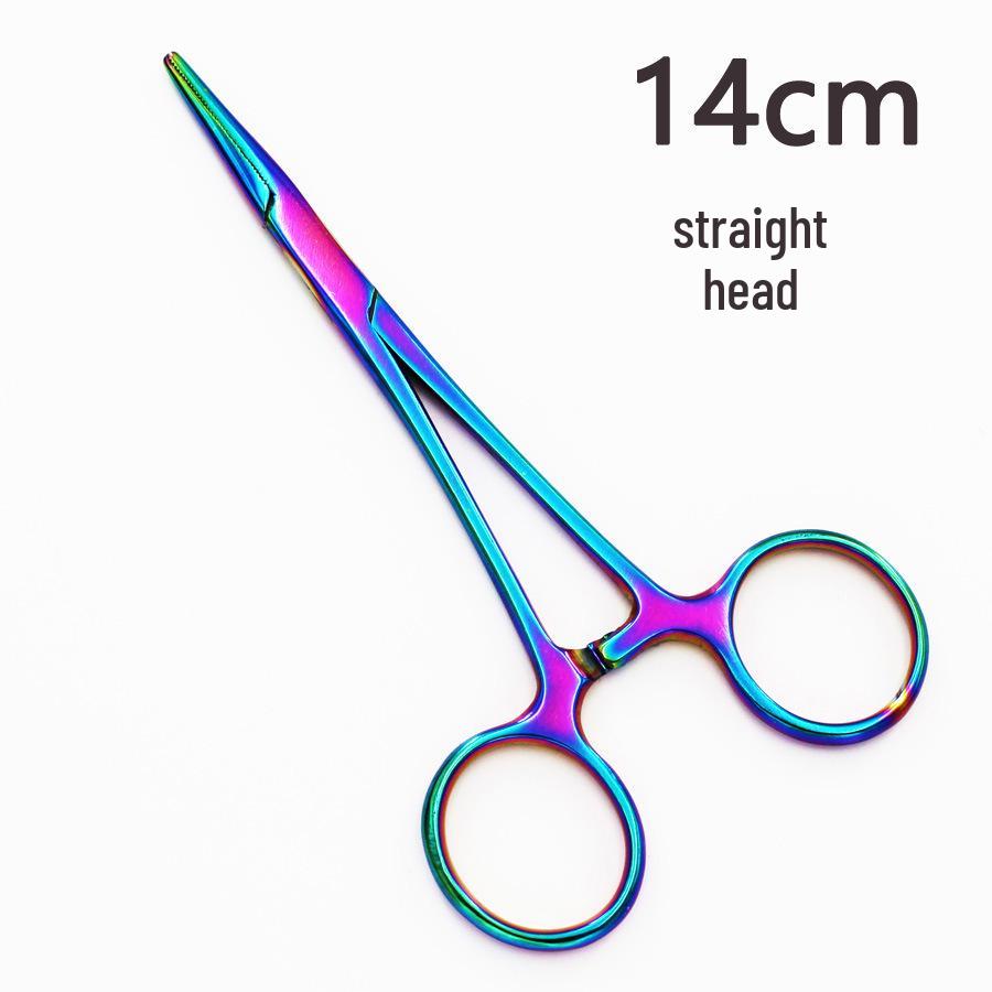 Pet Ear Hair Plucking Forceps - Straight & Curved, 14cm & 18cm - Small & Large Sizes for Ear Cleaning