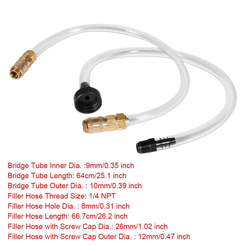 2Pcs/Set Suitable for Hydraulic Steering System/set of Ship Exhaust Seastar Hydraulic Steering Systems Boat Bleed Kit Filler Kit