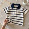 Kids Cotton Polo Shirt Short Sleeve Breathable Comfortable for Boys and Girls