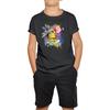 Colorful Lion Face Bohemian Kids T Shirt