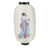 10 Inch Japanese Lantern Ladies Painting Lucky Cat Chandelier Folk Decor Winter Melon Shape Wind Lanterns Izakaya