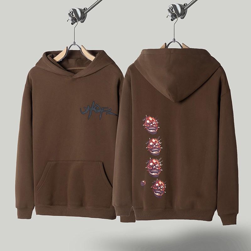 Unisex Oversized Drop Shoulder Hoodie Pants Set With Graffiti Print Cotton Blend Winter Casual Loungewear