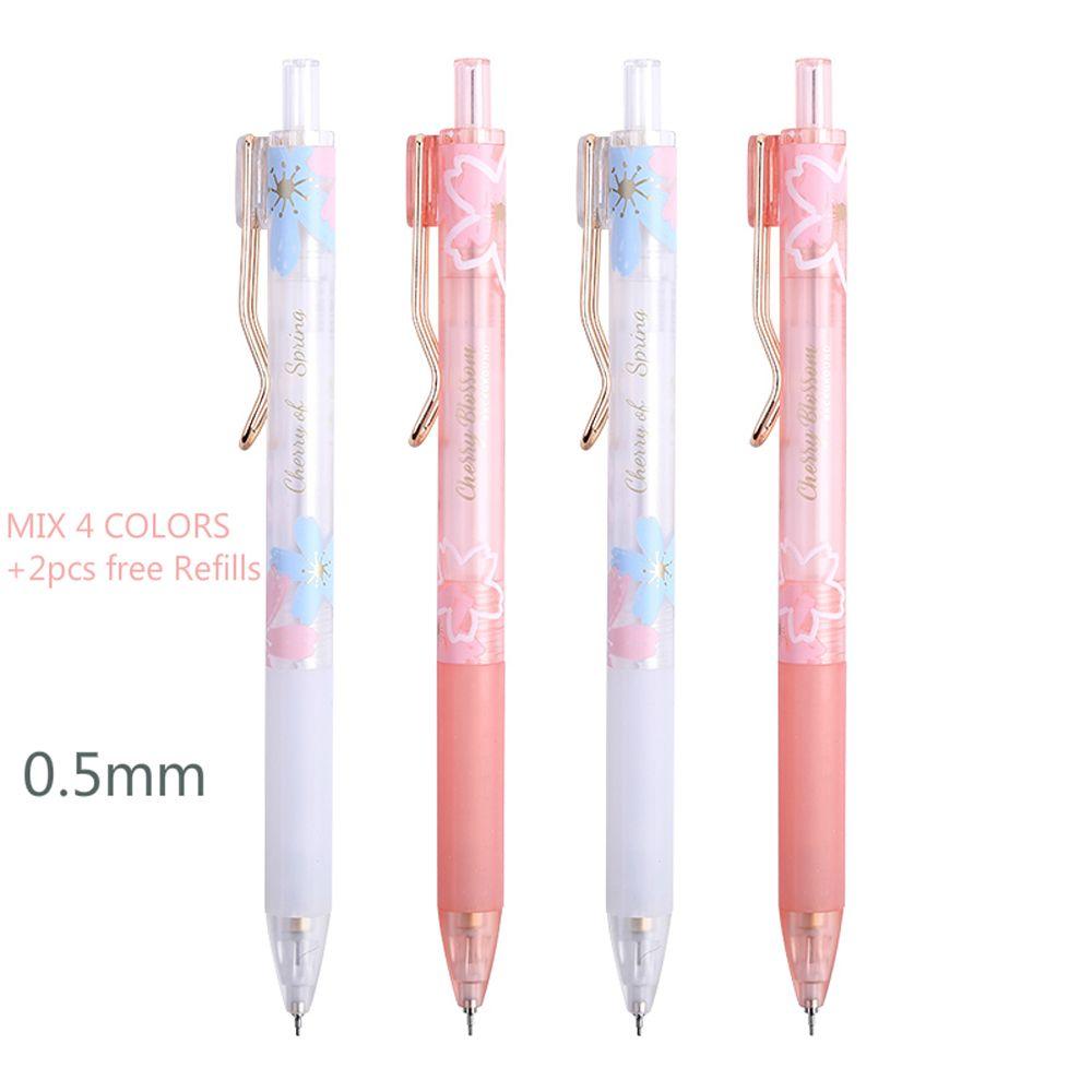 Cherry Blossoms Stationery Mechanical Pencil Automatic Pencil Sakura  Blossom Pencil Writing Pen