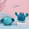 Cute Abs Crab Wind-up Baby Bath Toy For Kids Swimming Claw Swing 12*5*9