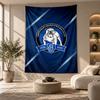 Dekoratives Wandbehang, Canterbury-Bankstown Bulldogs Bedruckte Wandkunst, Leichter Wandbehang für Schlafzimmer-Hintergrund