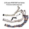21-25 MT09/FZ09 Front Section Exhaust Pipe, New Model Bend
