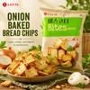 Lotte Chips di Pane al Sapore di Cipollotto 70g snack croccanti al forno al sapore di cipollotto