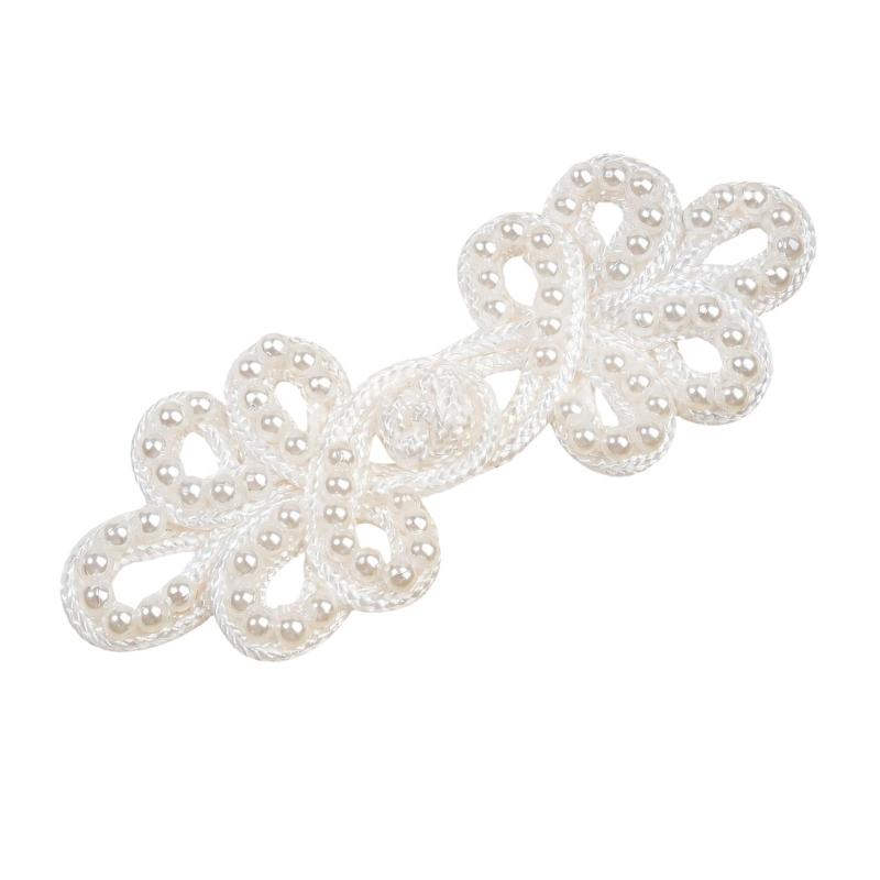 Five-Lobed Flower Button Decorative Cheongsam Button Fasteners for Traditional Chinese Garment Sewing Embellishments