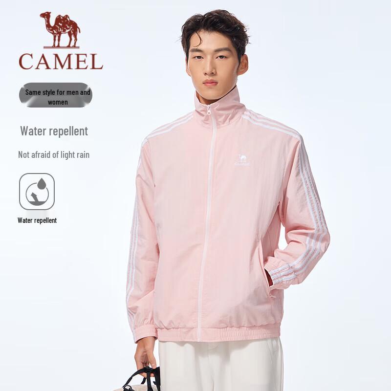 CAMEL C35CABLH040 Unisex Waterproof Stand-Collar Windbreaker Jacket