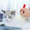 Pet Comb Dog Stainless Steel Pins Anti-slip Handle Portable Anti-break Dog Cat Fluffy Hair Grooming Brush