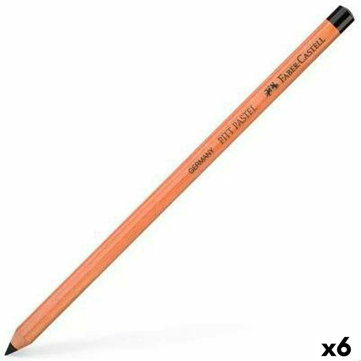 

Черные цветные карандаши Faber-Castell Pitt Pastell (6 единиц) TU прозрачный