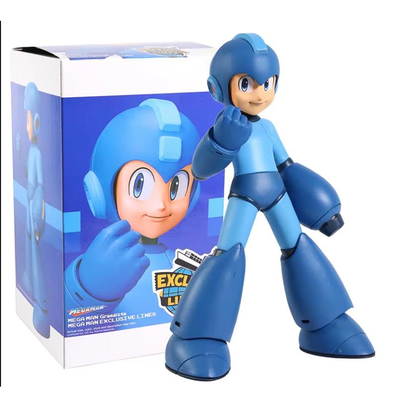 Hot Grandista Mega Man Rockman PVC Figure Collectible Model Toy 22cm In Retail box