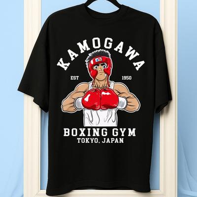 Unisex Vintage Boxing Anime Shirt, Retro Sport Manga T-Shirt, 90s Otaku Graphic Tee