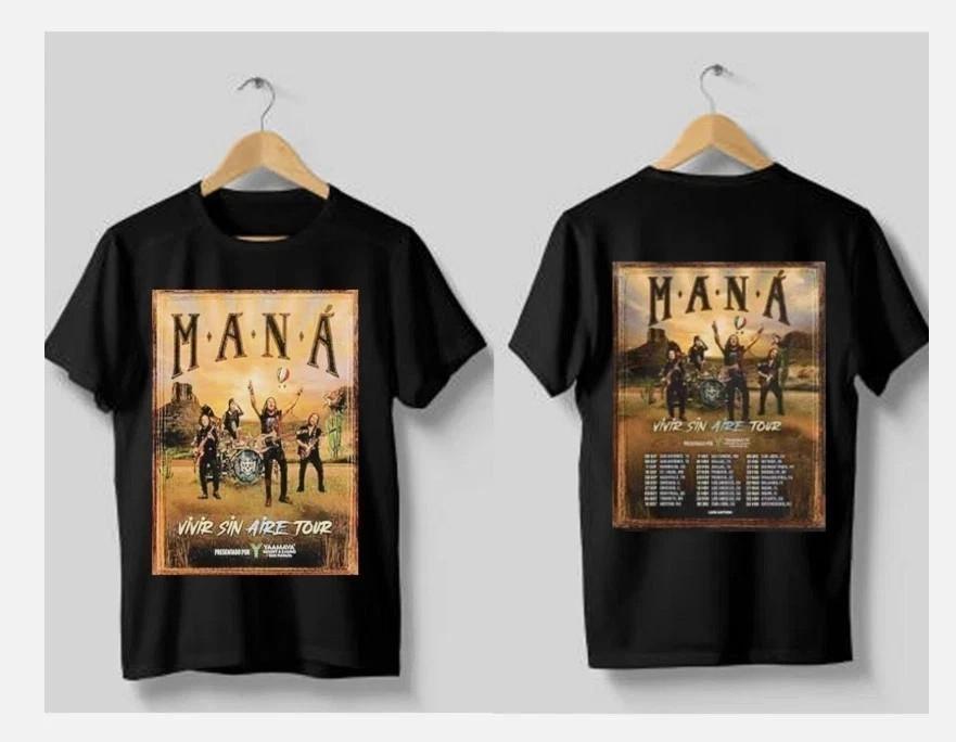 

SALE HOT Mana Band Vivir Sin Aire Tour 2025 T-Shirt Gift for Fans All Size S-5X Unisex T-Shirt XXXL