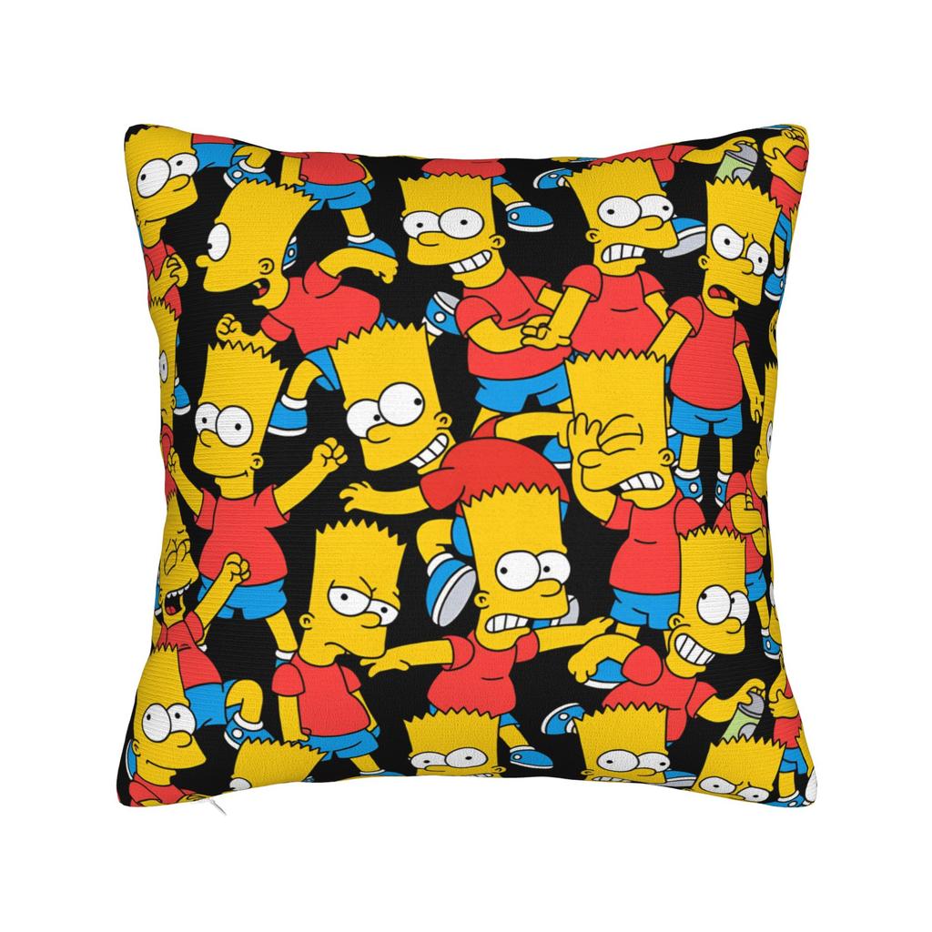 Pillow Case S-Simpsons Cartoon Characters Group Design Pillow Cover For Wedding Party Home Decor Vintage Pillowcases