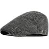 HT4786 Berets Spring Summer Linen Beret Hat Artist Painter Cap for Men Women Retro Ivy Flat Cap Male Female Adjustable Beret Cap