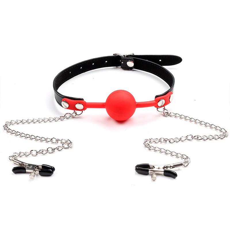 Silicone Saliva Ball Gag: Bondage Mouth Plug Alternative In Sex Toys.