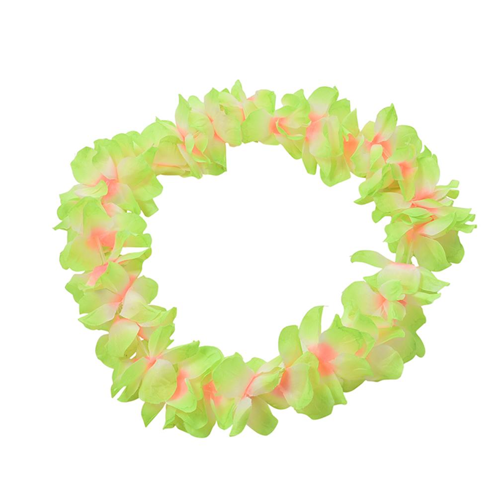 Hawaiianische Leis, simulierte Seidenblumen-Leisen, Tanzparty, Kostümgirlande, 8 Farben
