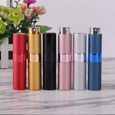 Flacon de reîncărcare de parfum 8 ml, metal, aluminiu, sticlă de parfum reîncărcabilă, sticlă cu pulverizare, atomizator portabil, parfum de călătorie