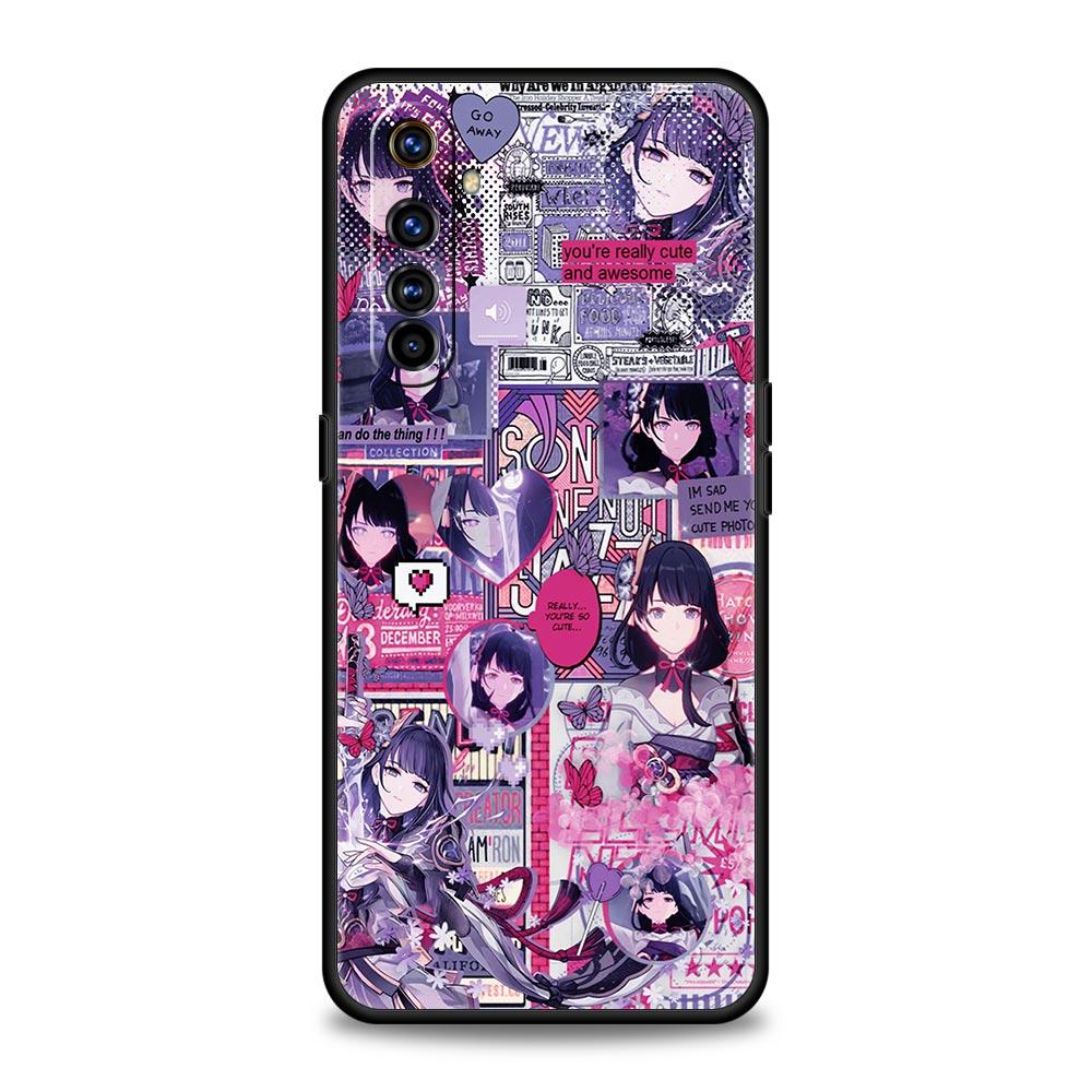 Genshin Impact For Realme 9i Luxury Phone Case 9 8 5G GT2 7 6 Pro Plus 8i C21 C3 C11 C25 Soft Black Silicone Cover Coque Fundas