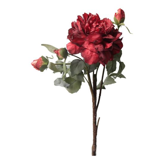 Artificial Flowers Bendable Stems Adjustable Luxury Peony Bouquet Realistic Silk Petals Home Decor for Living Room Dining Table Centerpiece