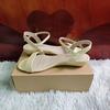 Women's Wedge Sandals Gold Silver Low Heels Open Toe Comfort Strappy Dress Ankle Strap Casual Walking Summer Party Wedding Shoes