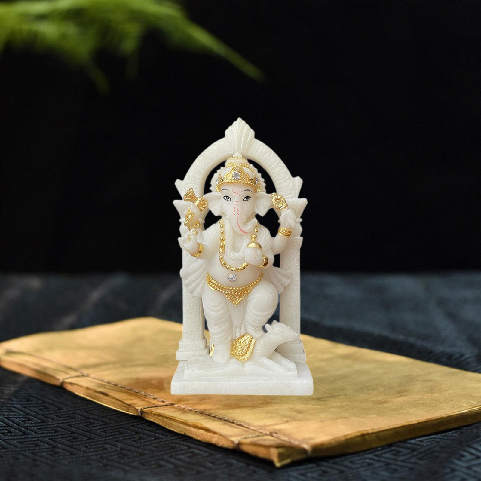 

Религиозная скульптура Будды Статуэтки Господа Сувениры Подарки Поделки Декор Бога-слона для магазина Настольный