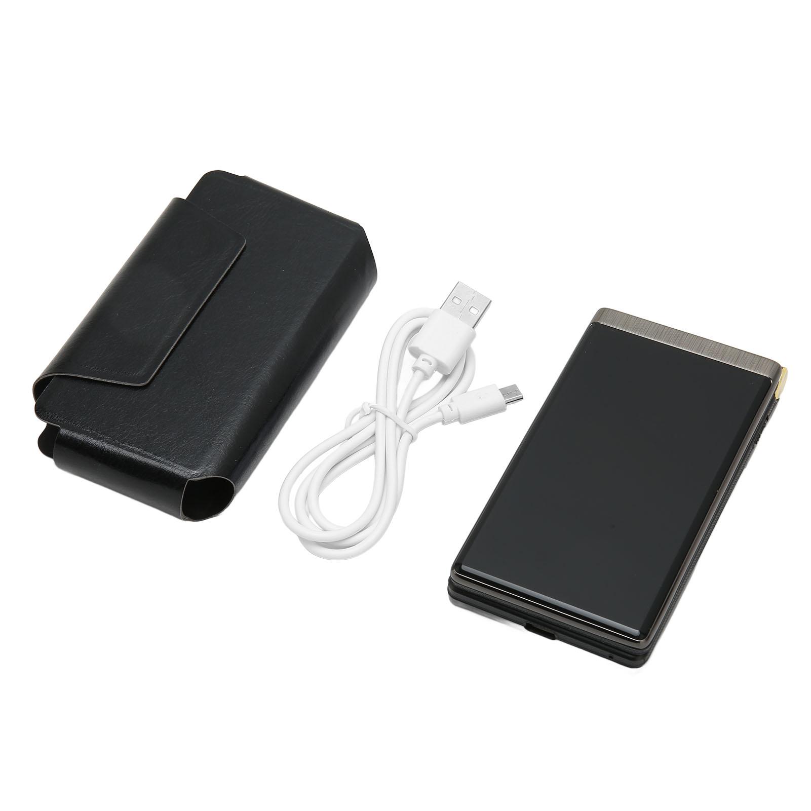 

Старший сотовый телефон 3 дюйма двойной экран 2G раскладушка стиль два слота для SIM-карт 5900 мАч разблокированный сотовый телефон для серебряный