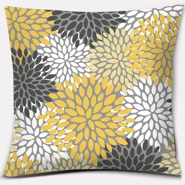 Geometrische Figur Polyester Kissenbezug Kissenbezug Auto Heim Ornamente Sofa Bett Dekoration