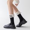 Thicken Winter Socks Women Y2K Mid-Calf Tube Sock Fashion Coral Fleece Socks  JK